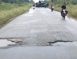 Hindari Jalan Berlubang, Mobil Tahanan Polsek Mandau Terguling, Begini Kondisi Penumpangnya