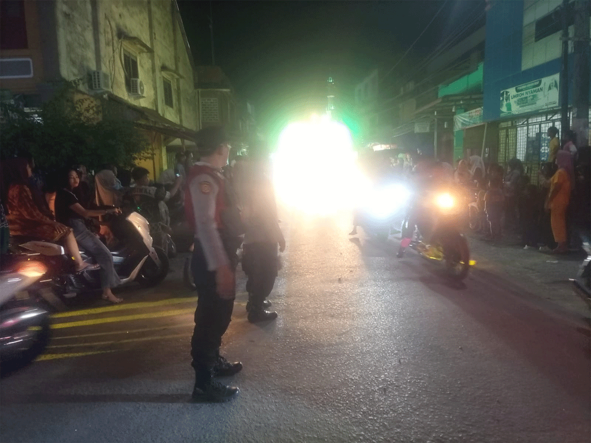 Pawai takbiran di Tanjung Beringin, Serdang Bedagai