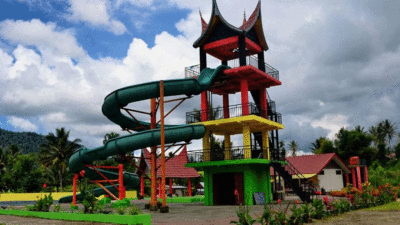 Pemandian air panas di Solok Selatan. (solok selatan tour)