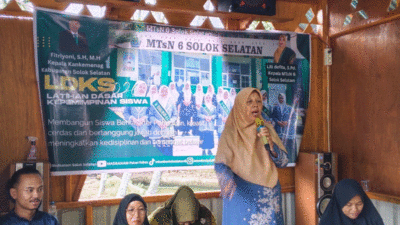 MTsN 6 Solok Selatan Adakan Latihan Kepemimpinan Dasar, Kenalkan Kepemimpinan Ceria
