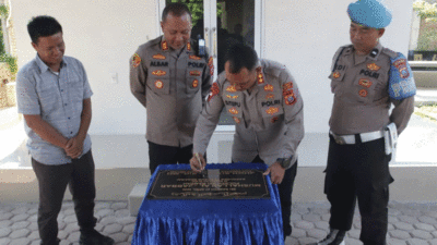 Peresmian musola oleh kapolres