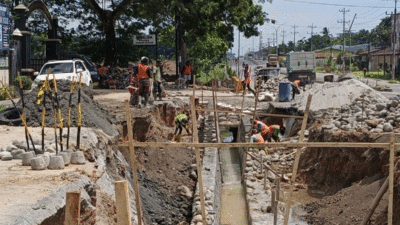 Proyek Drainase di Depan Mapolres Sergai Dianggap Abaikan K3, Pekerja Tanpa APD Jadi Sorotan