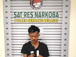 Personel Satuan Reserse Narkoba Polres Sergai Tangkap Pemuda Diduga Miliki Sabu di Sei Rampah