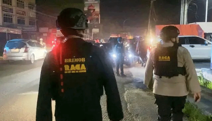 Blackout Lumpuhkan Sumatera, Polda Riau Turunkan Tim RAGA dan Brimob Semalaman