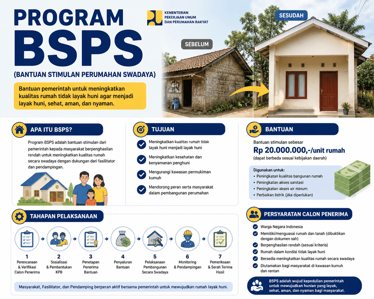 Program BSPS. (Konten AI)