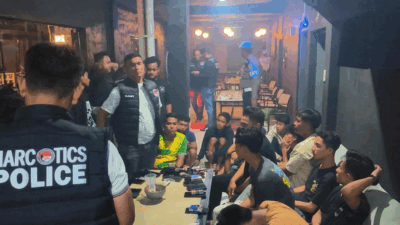 Edukasi di tempat hiburan malam.
