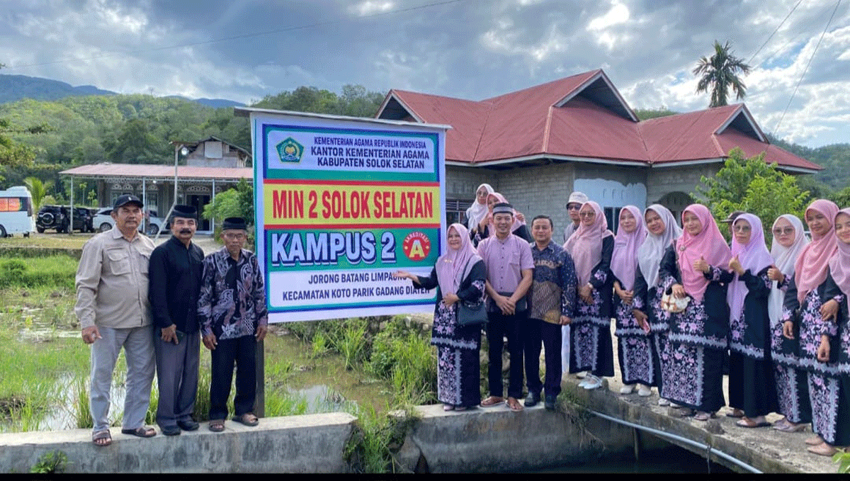 Tokoh Masyarakat Hibahkan Lahan 3.000 Meter, MIN 2 Solok Selatan Akan Miliki Kampus Baru
