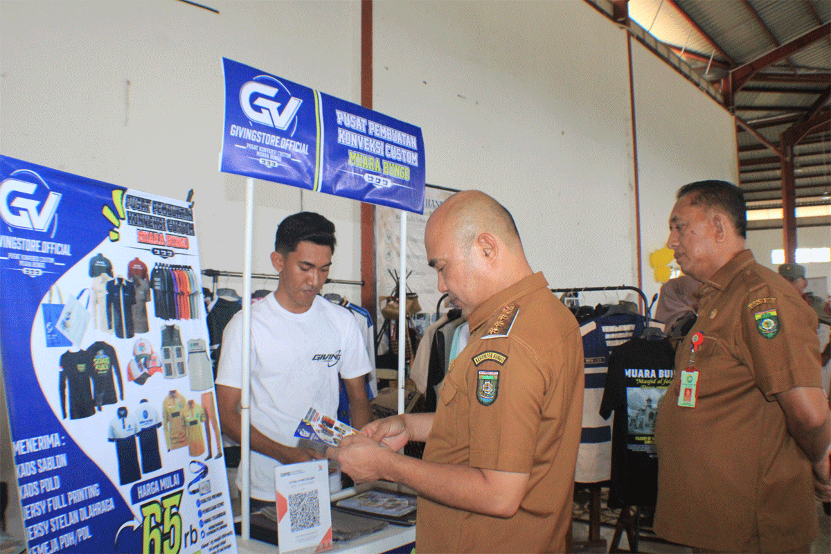 Bupati Dedy Putra Buka Ekraf Expo Bungo, 30 Stand Bazzar Tampilkan Produk Kreatif