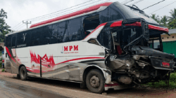 Bus MPM Kecelakaan di Banyuasin, Tak Ada Korban Jiwa