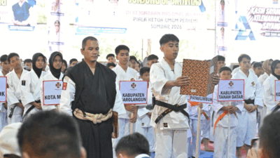 Atlet yang ikut kejurnas di Sawahlunto. (Biro Adpim)