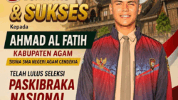 Bikin Bangga, Pelajar Asal Agam Lolos Paskibraka Nasional