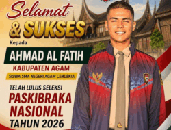 Bikin Bangga, Pelajar Asal Agam Lolos Paskibraka Nasional