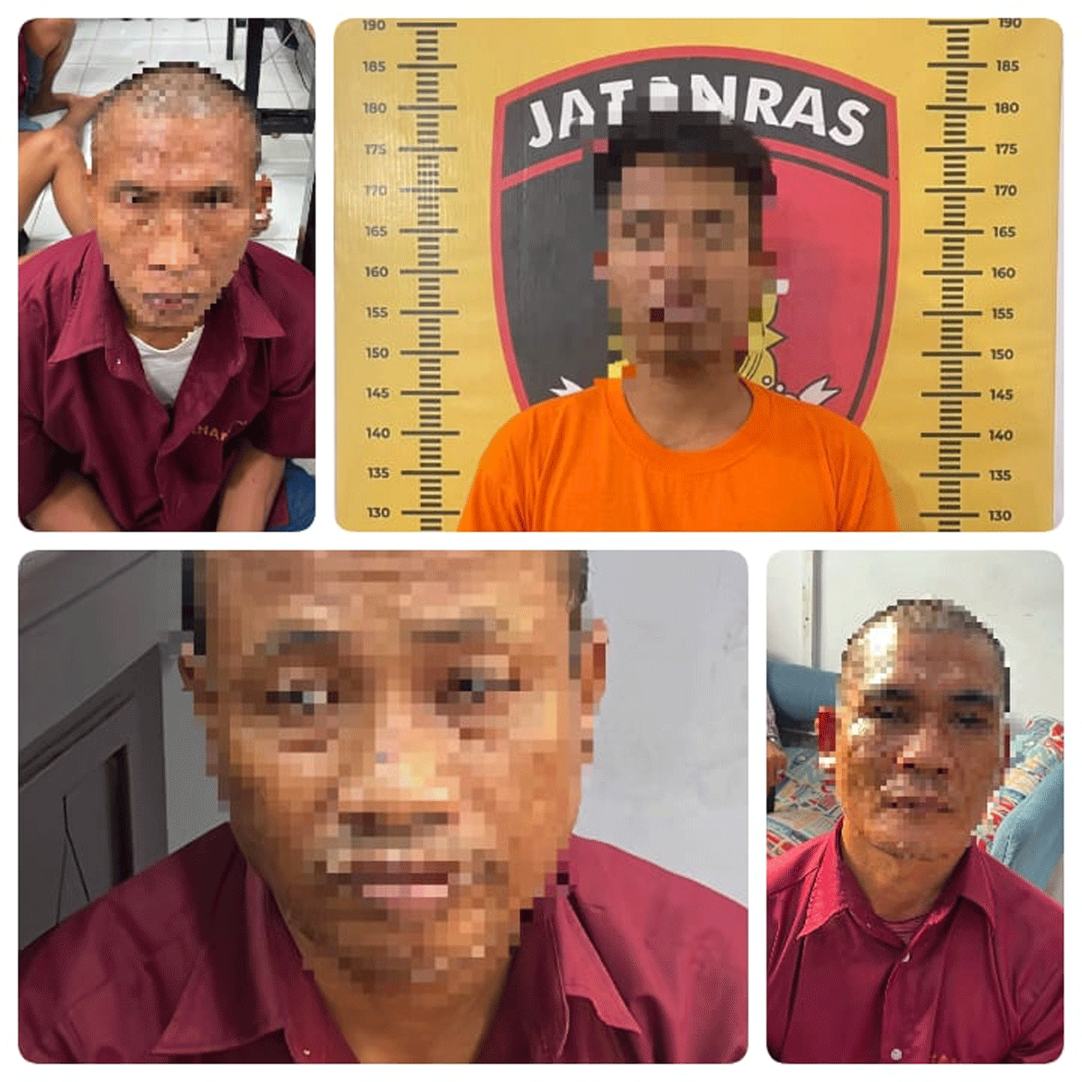 Terduga pelaku yang diamankan polisi