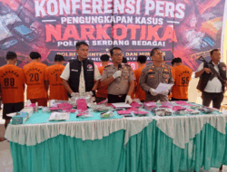 Operasi Antik Toba 2026, Polres Sergai Ungkap 38 Kasus Narkoba dan Amankan 58 Tersangka