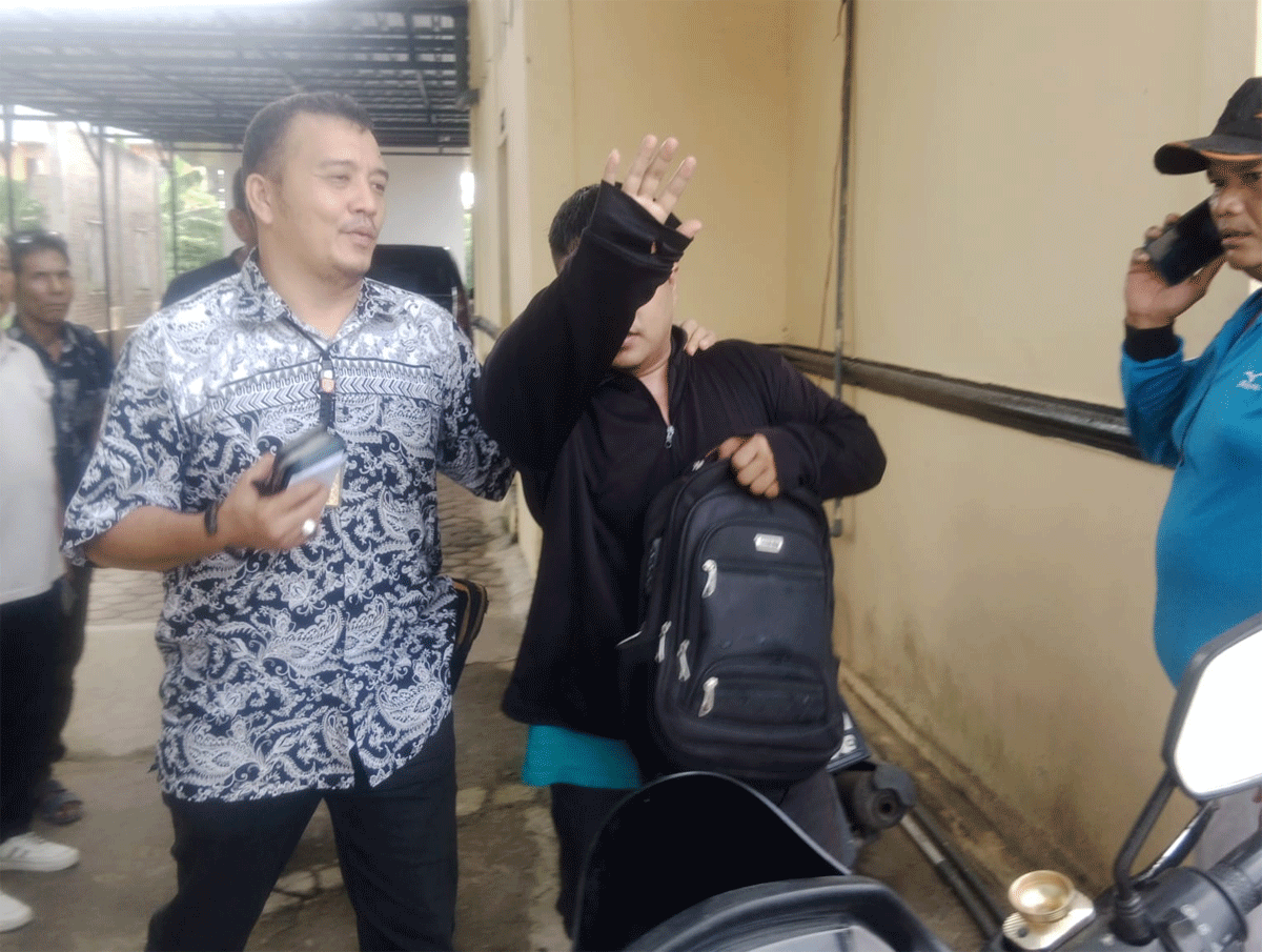 Terduga pelaku diamankan polisi