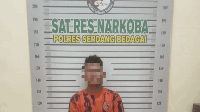 Tersangka yang diamankan polisi