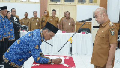 Bupati Bungo Lantik 56 Kepala Sekolah, Ini Nama-namanya 8 Bupati Bungo lantik kepala sekolah. (bungokab.go.id)