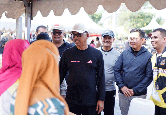 Tak Sekadar Olahraga, CFD Solok Selatan Jadi Pusat Pelayanan Publik 1 Car Free Day di Solok Selatan