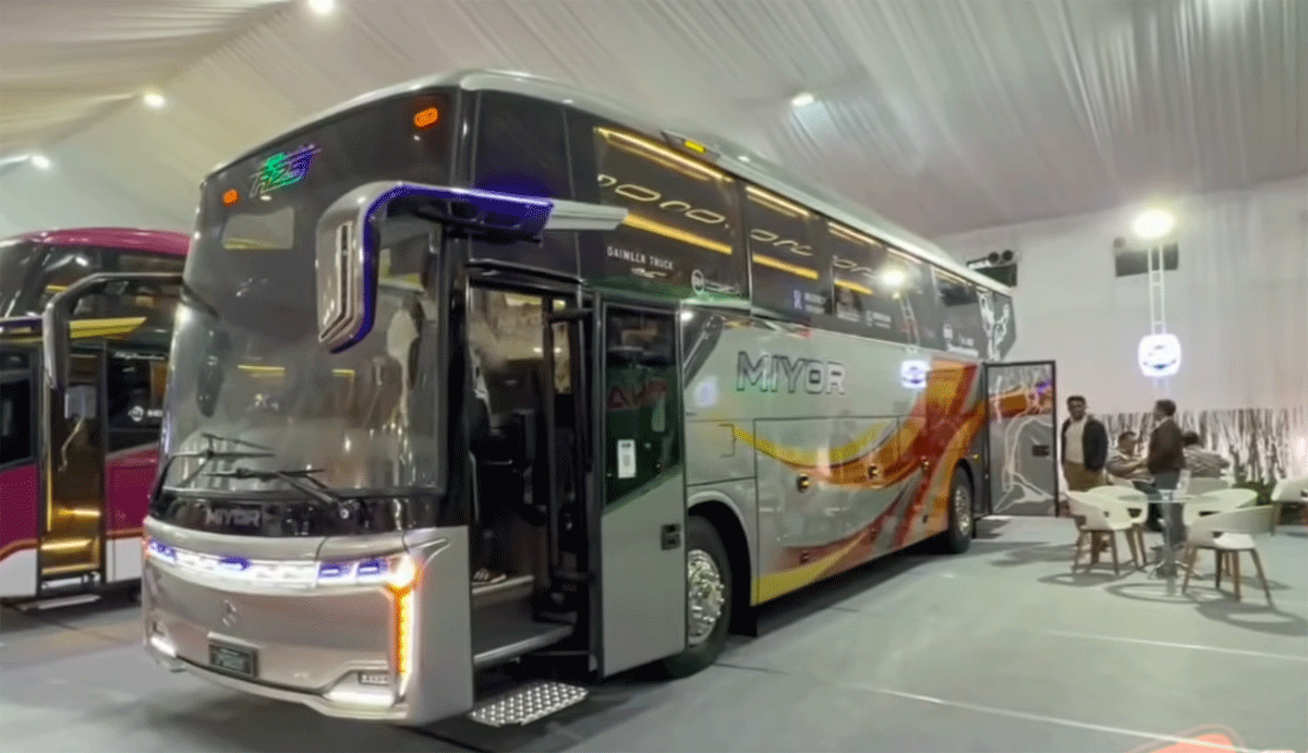 Gagah, Bus Miyor Terbaru Ditampilkan di Gaikindo Indonesia International Auto Show 2026 1 Bus Miyor terbaru yang ditampilkan di GIIAS 2026.