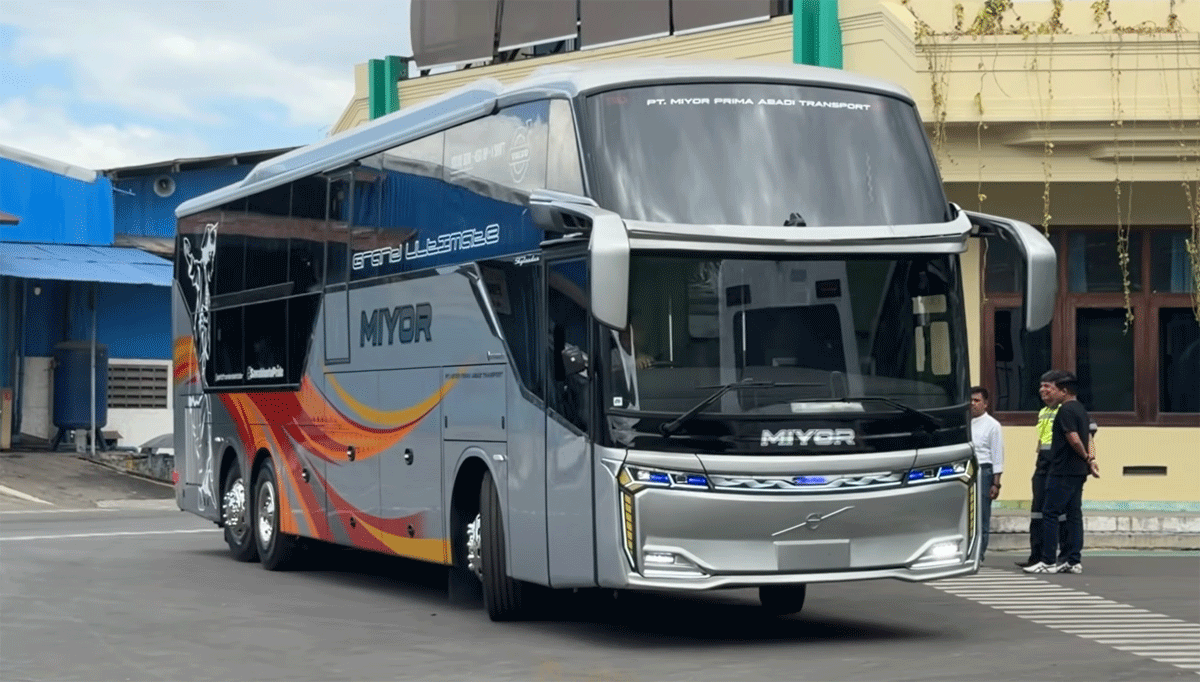 Gagah, Ini Bus Miyor Terbaru, Persaingan Lintasan Jakarta-Sumbar Makin Menyala 1 Bus Moiyor terbaru. (YouTube Mas Arkan)