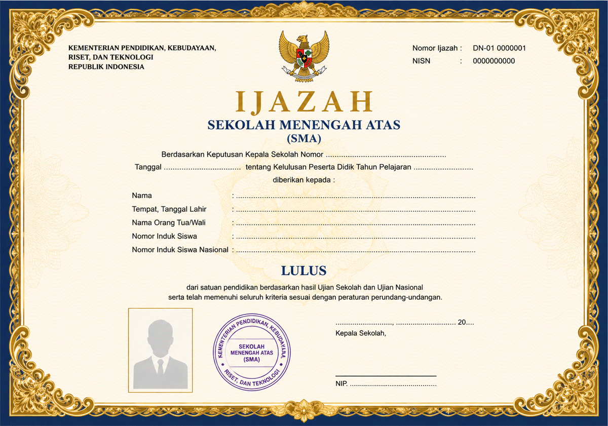 Waduh, Ribuan Ijazah SMA/SMK Negeri di Riau Belum Diambil Pemiliknya 1 Ilustrasi. (Konten AI)