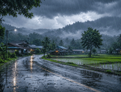 Harap Sedia Payung, Hujan Disertai Petir Berpotensi Terjadi di Empat Wilayah Riau