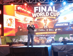 Nobar Final Piala Dunia 2026 di Mapolda Riau Meriah, Hiburan, Stand Up Comedy hingga Doorprize Warnai Acara, Ada Rocky Gerung