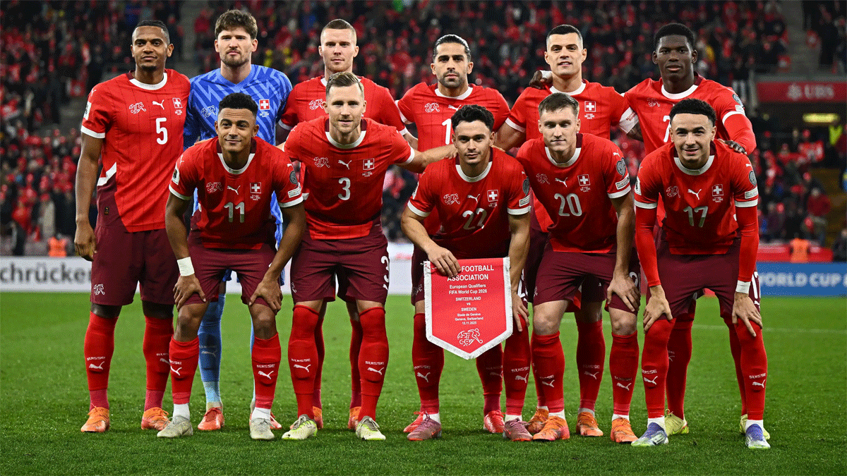Pemain timnas Swiss