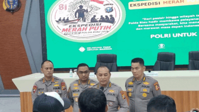 Ekspedisi Merah Putih Presisi 2026 Segera Dimulai, Polda Riau Hadirkan Negara hingga Pulau Terluar 8 Jumpa pers Polda Riau