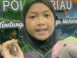 Anak Gajah Nona Seroja Tebar 15 Ribu Bibit Pohon dalam Event Riau Bhayangkara Run