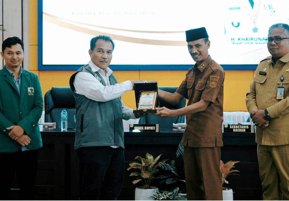 Wabup Solok Selatan sambut mahasiswa KKN dan Unand dan UNP