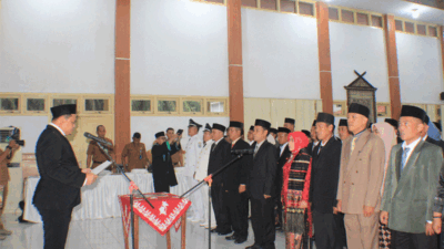 Wabup Bungo lantik pejabat. (bungokab.go.id)