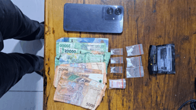 Barang bukti yang diamankan polisi
