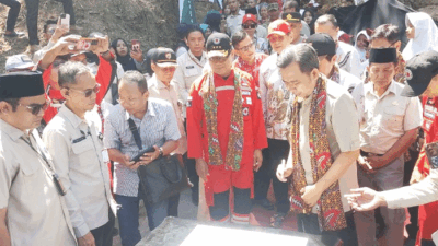Hubungkan Warga Dua Dusun, Jembatan Gantung Bantuan PSMTI di Jelbuk Diresmikan