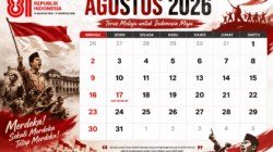Ini Kalender Agustus 2026, Apakah Tanggal 18 Cuti Bersama?