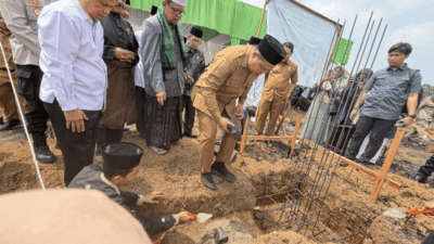 Pemkab Dukung Pembangunan Sekretariat Nahdatul Ulama, Ini Kata Wakil Bupati Bungo 8 Wakil Bupati Tri Wahyu Hidayat saat menghadiri peletakan batu pertama pembangunan gedung pusat kegiatan keagamaan dan sekretariat PCNU Kabupaten Bungo di Kecamatan Rimbo Tengah, Selasa (11/8/2026).