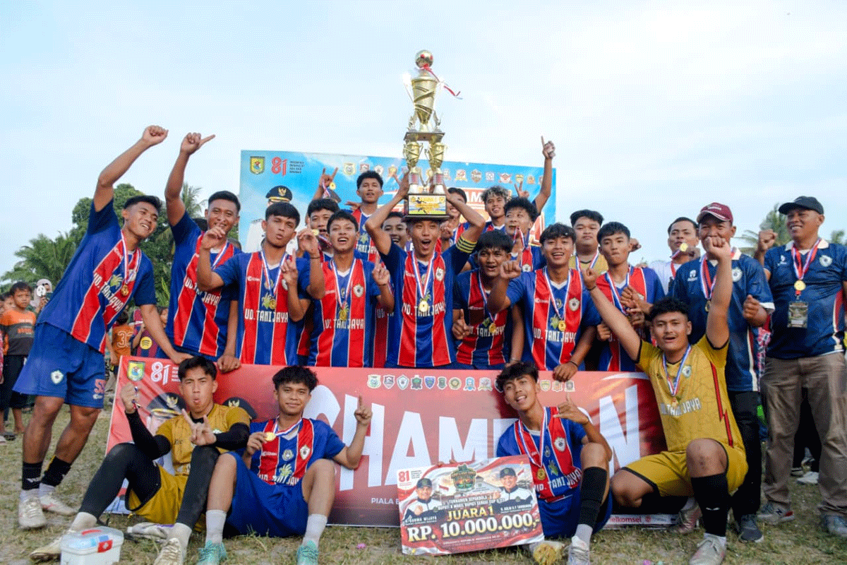 Final Piala Bupati-Wabup Sergai U-23 Berakhir Dramatis, PS Sukajadi Jadi Kampiun 1 PS Sukajadi Juara Piala Bupati-Wabup Sergai U-23, Comeback dan Tekuk Sejati Jaya 3-1 di Final