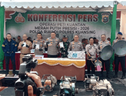 525 Rakit PETI Jadi Sasaran Operasi di Kuansing, Polisi Temukan Uang Rp900 Juta dan Emas