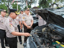 Bukan Cuma Kaca Pecah, Kapolres Sergai Temukan Mobil Dinas Pakai Ban Gundul