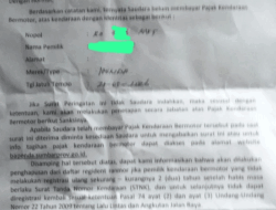 Surat Pajak Diselipkan di Motor Warga, Samsat Payakumbuh Mulai Sisir Penunggak?