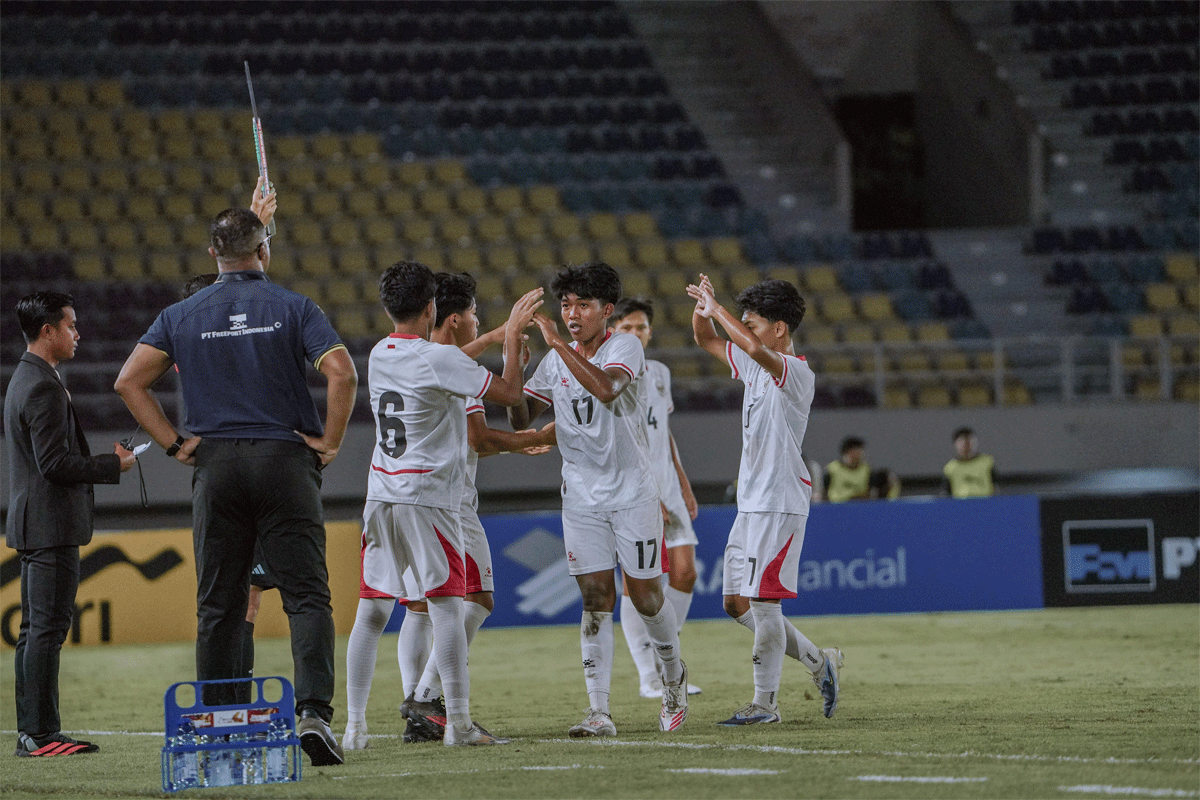 Uji Coba Internasional Lawan Uzbekistan, Coach David Nascimento Matangkan Persiapan Timnas U-17 ke Piala Asia 1 Pemain Timnas U-17 Indonesia. (pssi)