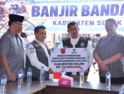 Pemkab Agam Salurkan Bantuan Kemanusiaan untuk Korban Galodo di Solok