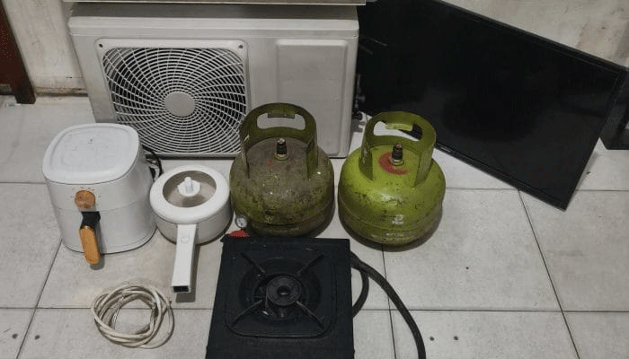 Lima Terduga Pelaku Diamankan, Polsek Kateman Ungkap Kasus Pencurian dengan Pemberatan 1 Barang bukti yang diamankan polisi