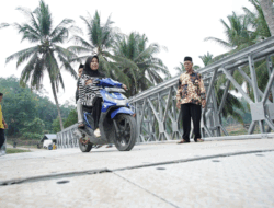 Jembatan Lama Hanyut, Jembatan Bailey di Lintau Buo Kini Berdiri Kokoh, Akses Warga Kembali Lancar