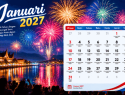 Jangan Sampai Salah Jadwal! Ini Kalender Januari 2027 Lengkap dengan Tanggal Merah