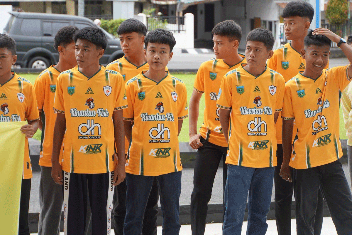 Bawa Nama Padang Panjang, SSB Kinantan KINK U-15 Siap Tampil di Piala Soeratin Region Sumatera 1 Pemain yang akan ikut kejuaraan. (Kominfo)
