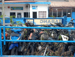 Ratusan Kendaraan Bermotor Menumpuk dan Berkarat di Satlantas Polres Serdang Bedagai