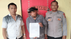 Terduga pelaku yang diamankan polisi