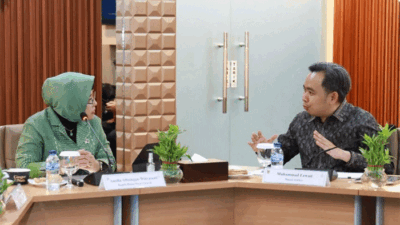 Bupati Jember, Muhammad Fawait, saat audiensi dengan Kepala BPS RI, Amalia Adininggar Widyasanti, di Jakarta, Kamis (29/10/2026). (Foto: Diskominfo Jember)