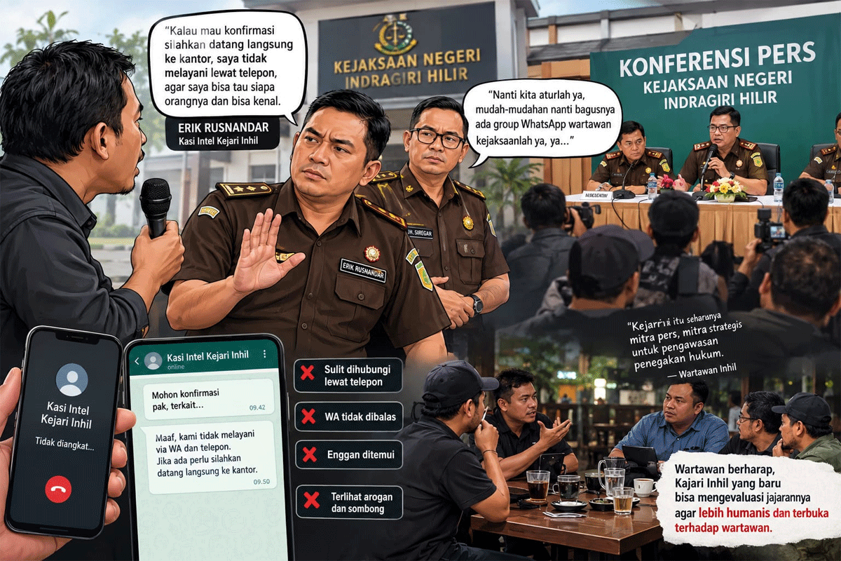 AWI Inhil Anggap Kejari Tertutup dengan Wartawan, Perlu Dibangun Kemitraan yang Lebih Baik 1 Ilustrasi. (Konten AI)